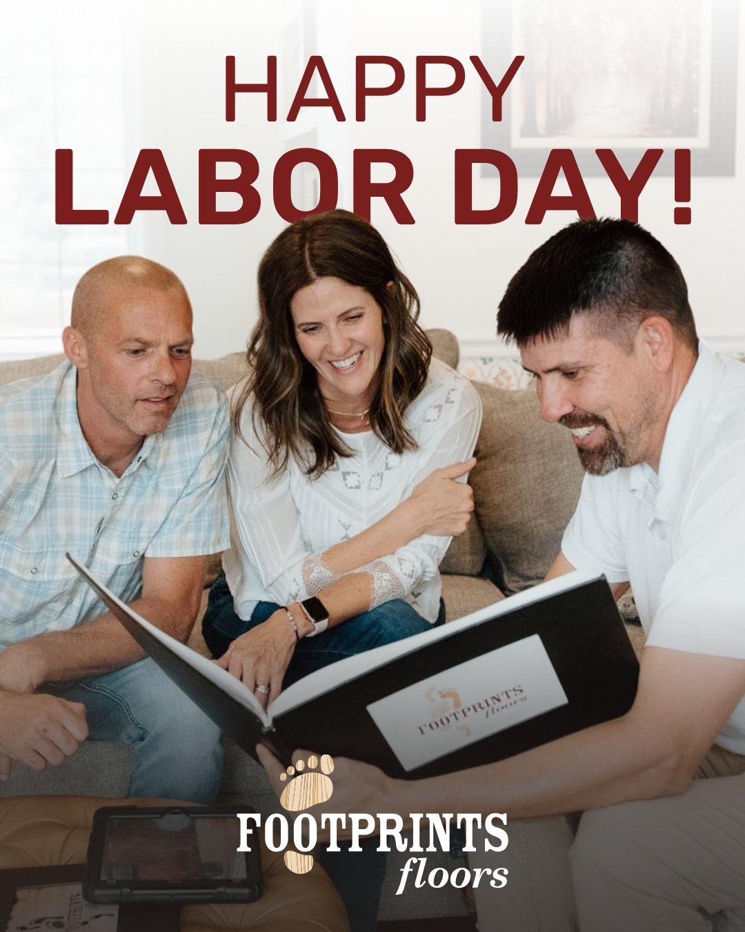 This Labor Day, we're celebrating the hard work behind every floor installation. 🔨🏡

A lot goes into making new floors look like they belong in your home. Every project requires multiple steps:
- Preparing the space
- Measuring and cutting
- Prepping the subfloor
- Laying the new floor
- Finishing edges & transitions

The Footprints Floors team works hard so you can enjoy the beautiful floors your home deserves.

Contact Footprints Floors today to schedule your free estimate!
