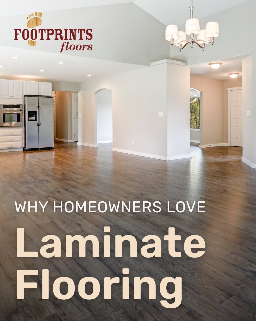 This week, we're highlighting a versatile flooring favorite: laminate! 🏡

Why do homeowners choose laminate flooring?
✔️ Easy to clean and maintain
✔️ Durable enough for busy households
✔️ Available in a wide variety of colors and styles
✔️ Offers the look of natural materials like hardwood at a budget-friendly price

At Footprints Floors, we provide professional laminate flooring installation with quality craftsmanship and attention to detail. 

Contact us today at Footprints Floors for a free estimate!

