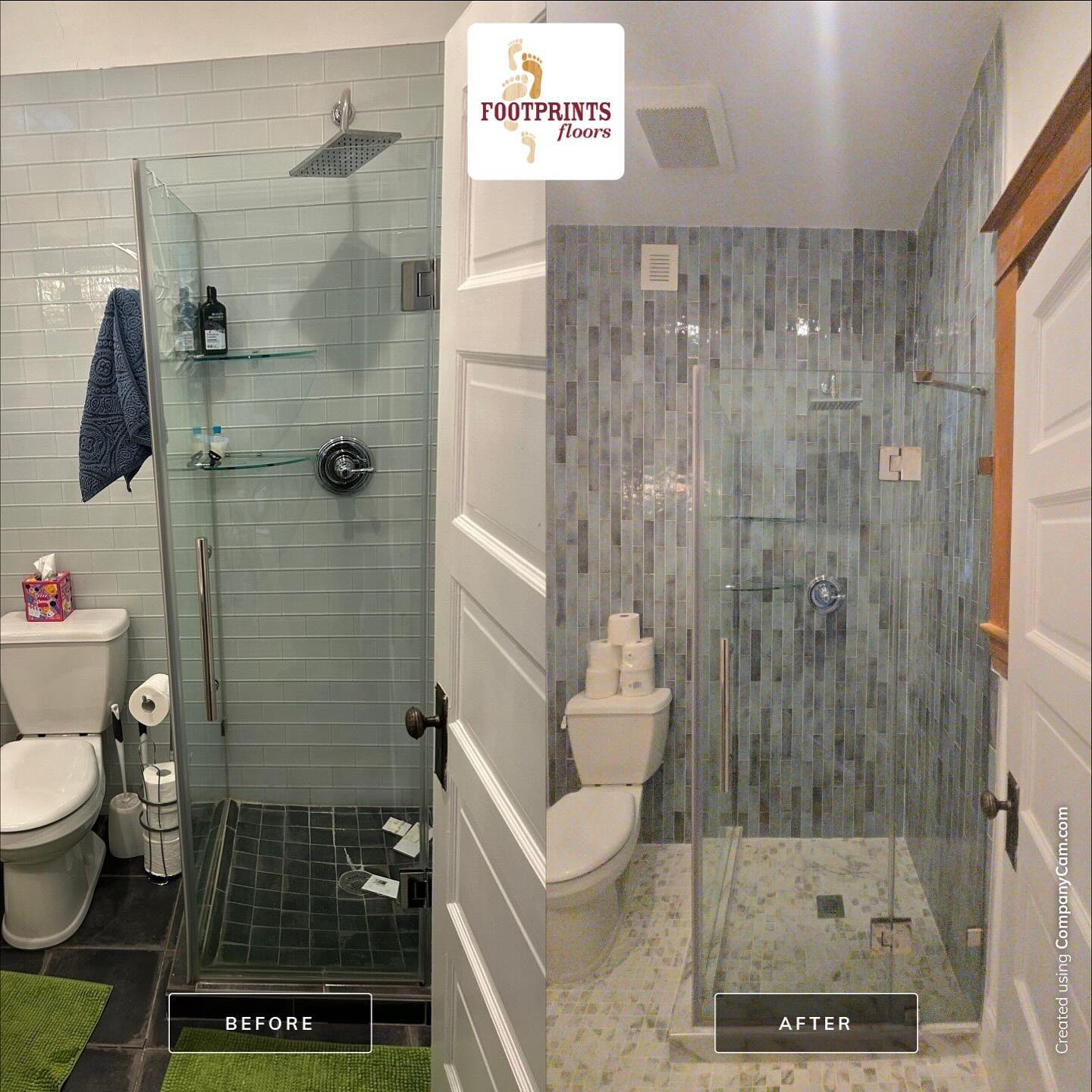 Simple and affordable bathroom remodels start with tile! The difference is night and day for under $8K. All it takes is an upgrade in tile. Let us come to you and tile in style! 
