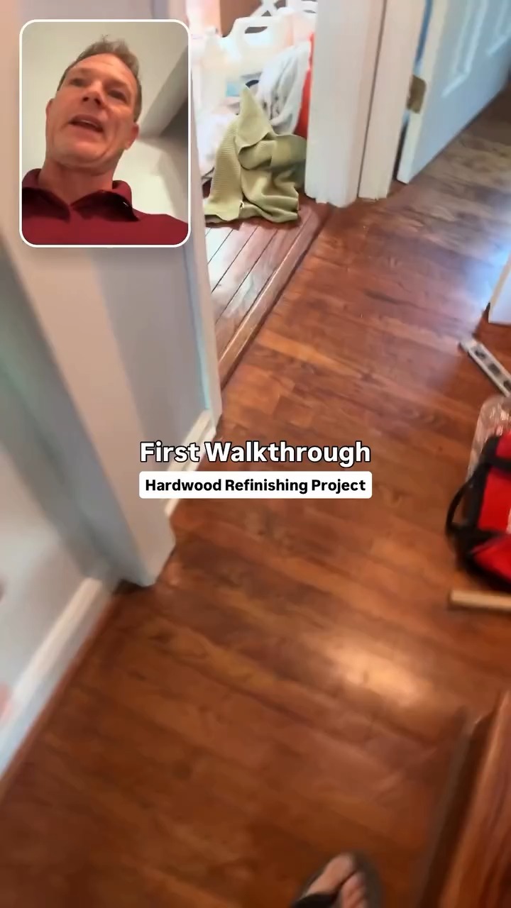 After a leak caused some damage to our client's hardwood floors, our team was brought in to handle the cleanup. After walking through the home, we planned to create seamless transitions, add shoe molding, handle drywall repairs, pull up the linoleum in the kitchen, and refinish throughout.

Click the link to visit our website and schedule a free estimate or to learn more.
https://tinyurl.com/ftprntsflrsfrfx

