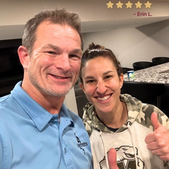 Thanks for the five star review, Erin!👍

Take a look through these project photos to see how we were able to rebuild Erin's home from the ground up in just three weeks. The Footprints team was brought in to install new floors, repair drywall, build and install custom cabinets and a beautiful granite bartop with a waterfall, and paint the walls, celing, and trim.

Be sure to scroll all the pics to see the transformation! 
Click the link in our bio to visit our website and schedule a free estimate or to learn more.
https://tinyurl.com/ftprntsflrsfrfx

