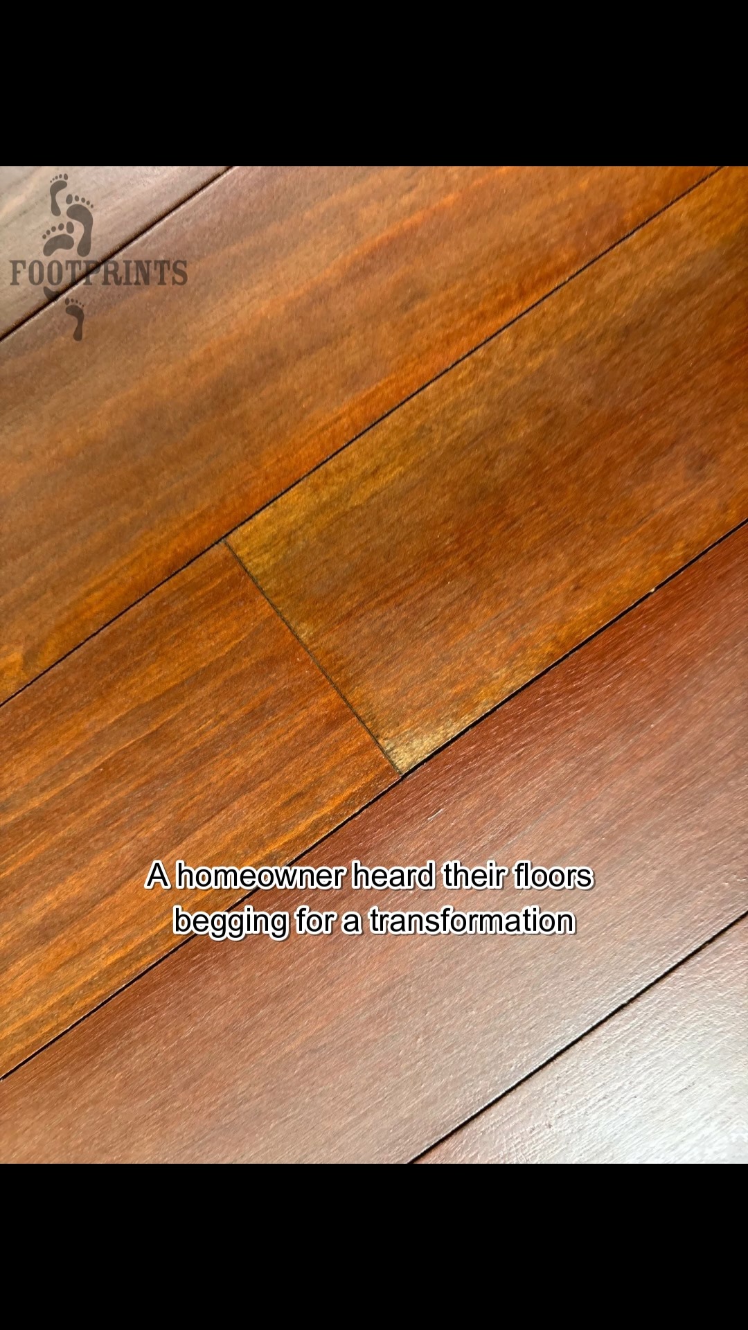 Just look at how those poor hardwood planks revived back to life! 
The flooring is just begging for a new beggining from our Clas A contractor's loving hands. We made it happen. The floor is gleaming with confidence, the homeowner is satisfied and and we have been paid good. Its a win-win isnt it?

Click the link to visit our website and schedule a free estimate or to learn more.
https://tinyurl.com/ftprntsflrsfrfx

