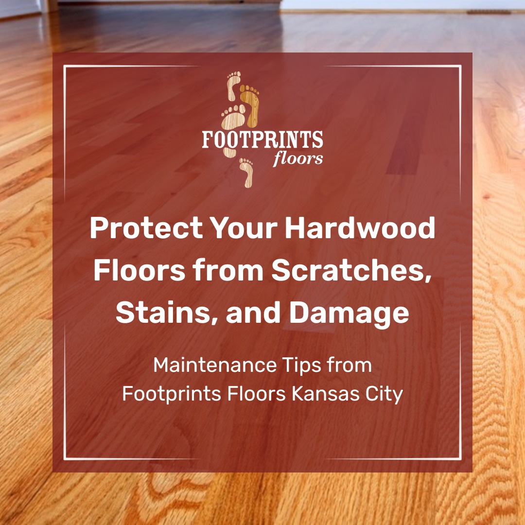 Hardwood flooring is tough, but daily life can take its toll. Follow these tips for beautiful, lasting floors:

❖ Sweep or vacuum regularly to prevent scratches
❖ Use wood-safe cleaners (not harsh chemicals!)
❖ Quickly wipe up spills to avoid stains or water damage
❖ Add rugs at entryways and felt pads under furniture for extra protection

If your floors need more than routine maintenance, Footprints Floors Kansas City offers professional hardwood installation, refinishing, and repairs. 

Send us a DM or call for your free estimate today!

