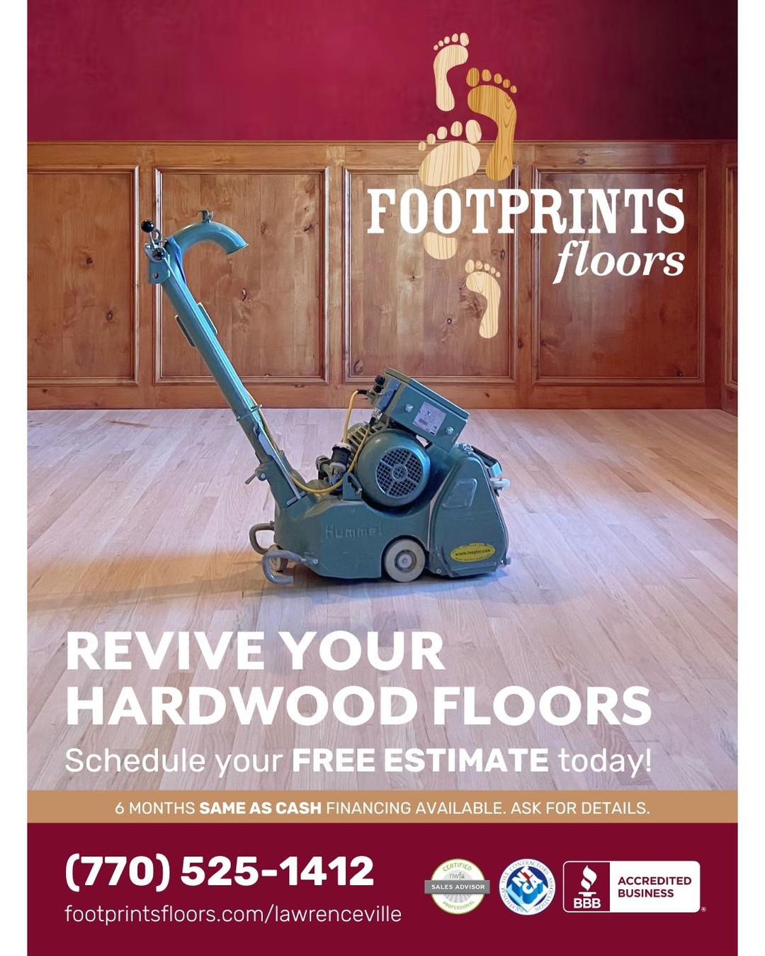 Time is running out! Do your hardwood floors need a refresh before the holidays? Call Today for a FREE In Home estimate!