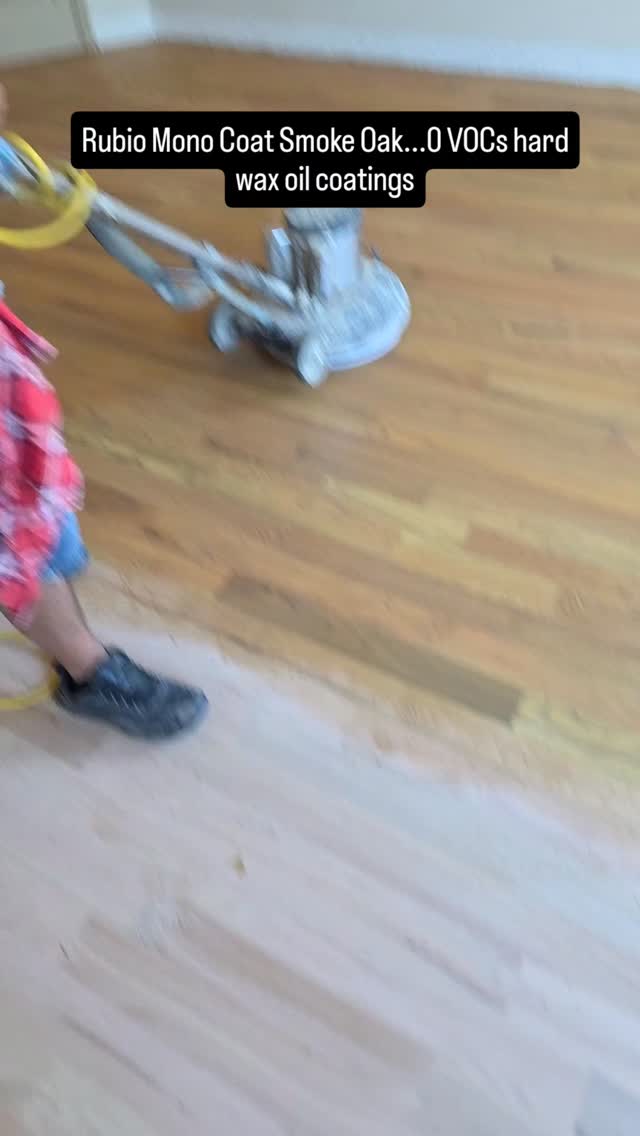 We specialize in the unusual and extra ordinary.  This customer has extreme allergies, and needed a 0 VOC product applied instead of the traditional polyurethane coating. 

Leveraging Rubio MonoCoat hard wax oil, to give them a unique looking floor without them having to move out due to fumes and odors from polyurethane.

@rubiomonocoatusa @david