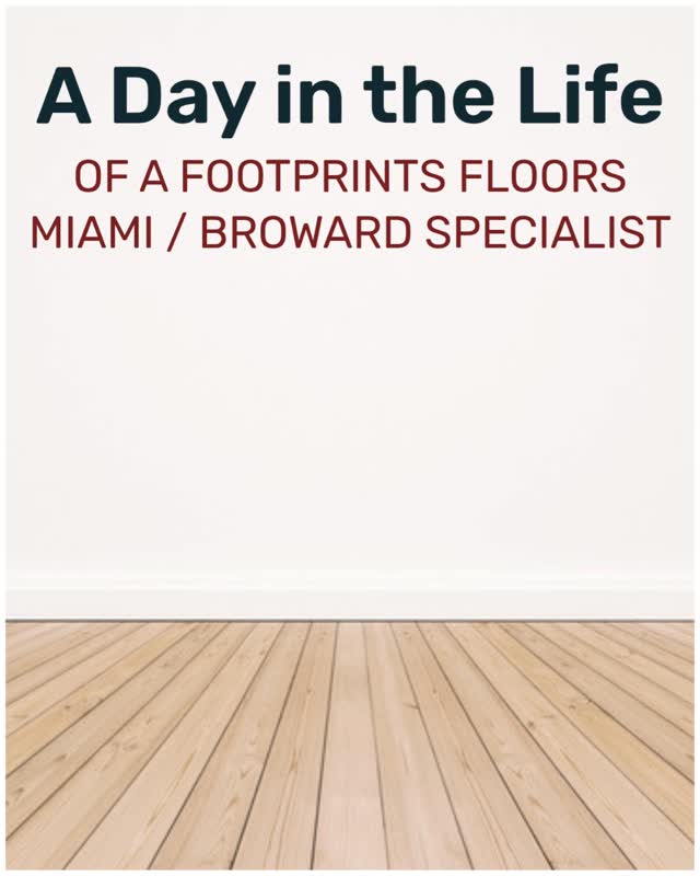 Ever wonder what a flooring specialist actually does? 🤔

Their skill set goes beyond installation. 

The real value of working with an expert is their ability to analyze, plan, and coordinate with the install team before installation even begins.

With a flooring specialist on your side, you won't have to worry about costly mistakes or unnecessary downtime. Their job is to ensure every detail of your project is coordinated and perfectly executed.

Skip the hassles of measuring, cutting, and cleanup&mdash;leave it to the specialists at Footprints Floors Miami / Broward and our trusted partners instead!

👉 Book your free consultation today: https://footprintsfloors.com/miami

