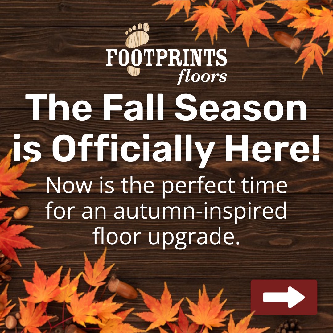 🍂Today is the first day of fall 🍂—the perfect time to transform your home with floors that invoke the colors, textures, and warmth of autumn.

Think:
🤎 Deep walnut or chestnut hardwood
🧡 Rustic laminate in warm oak or hickory
💛 Luxury vinyl planks with rich, natural grain

Footprints Floors Naperville / Fox Valley is here to help you create an inviting space for hosting holidays or relaxing with the family. 

👉 Schedule your free estimate today to get started on your home upgrade!

