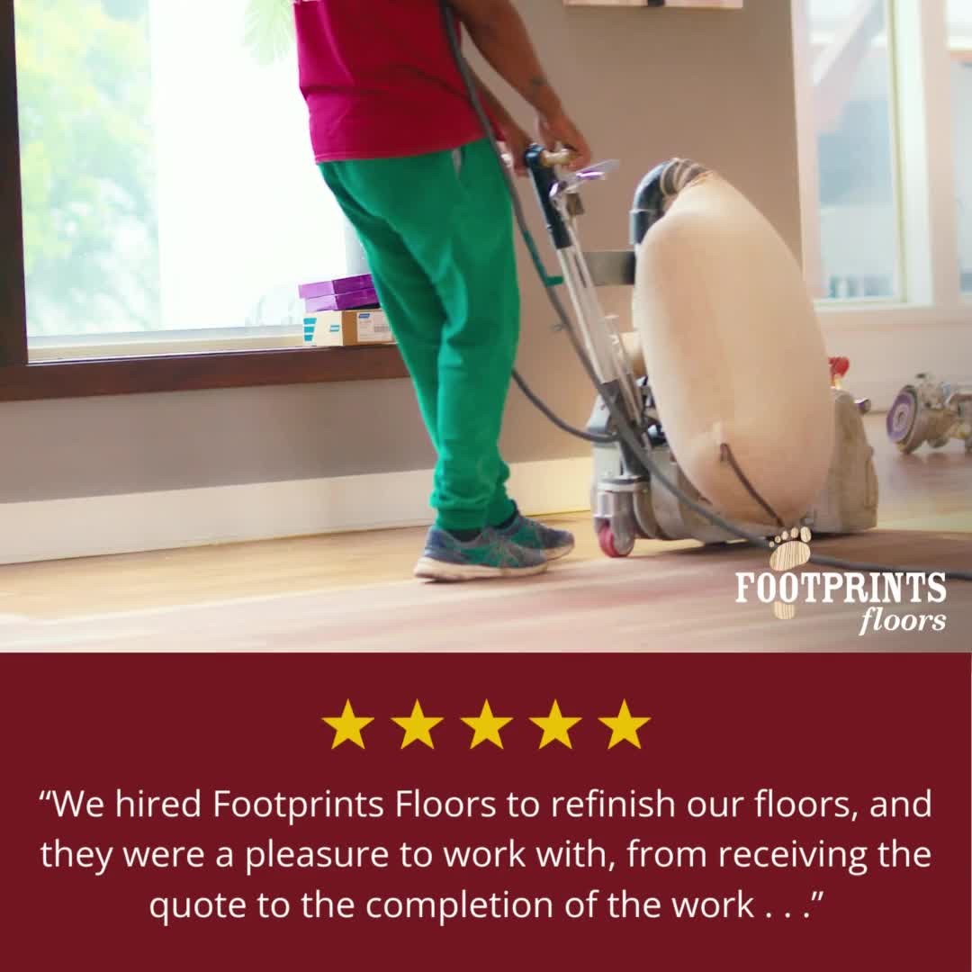 At Footprints Floors Nashville, we're committed to making every flooring project stress-free and beautiful. Here's what one homeowner had to say about their experience ⬇️

⭐️⭐️⭐️⭐️⭐️
We hired Footprints Floors to refinish our floors, and they were a pleasure to work with, from receiving the quote to the completion of the work. Great communication, fair price, and meticulous with all the little details. We highly recommend them. &ndash; Abigail C. *

Thank you, Abigail, for trusting us with your flooring needs. We're so glad you're happy with the results! ❤️

✨ Ready to love your floors again? Visit https://footprintsfloors.com/nashville to book your 5-star service today!

* Shared from our community *

