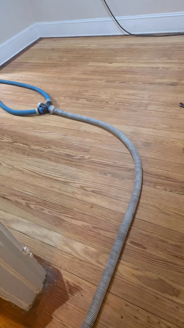 We saved this really cool 110 year old pine floor in Leesburg. So satisfying!