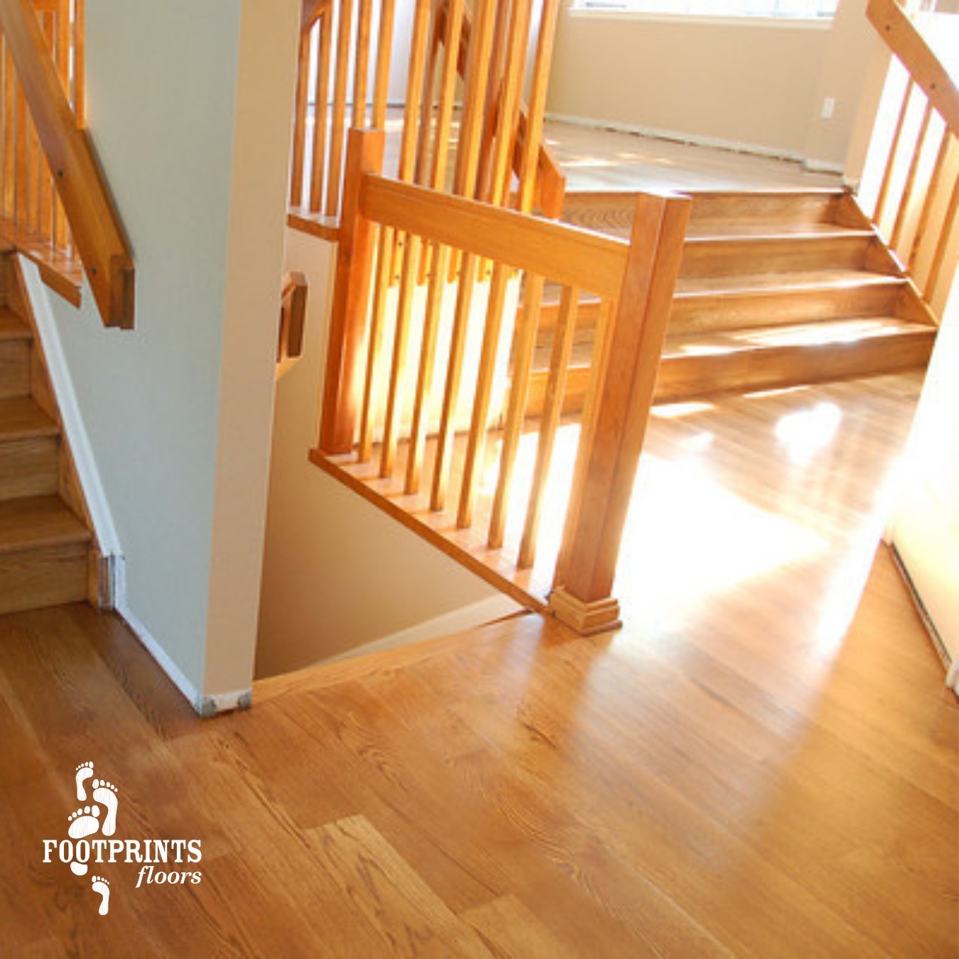 One of the ways Footprints Floors Peachtree City stands out from the competition is by the extra care and attention to detail we provide during our customers' installation projects. We aren't happy until we know you are happy, and Mr. Manning's Google review is just one example of how we do just that!
Like the natural finish of these white oak floors? Let us give you a quote on new or refinished hardwood flooring! Call us for a free estimate. 770-999-9749
