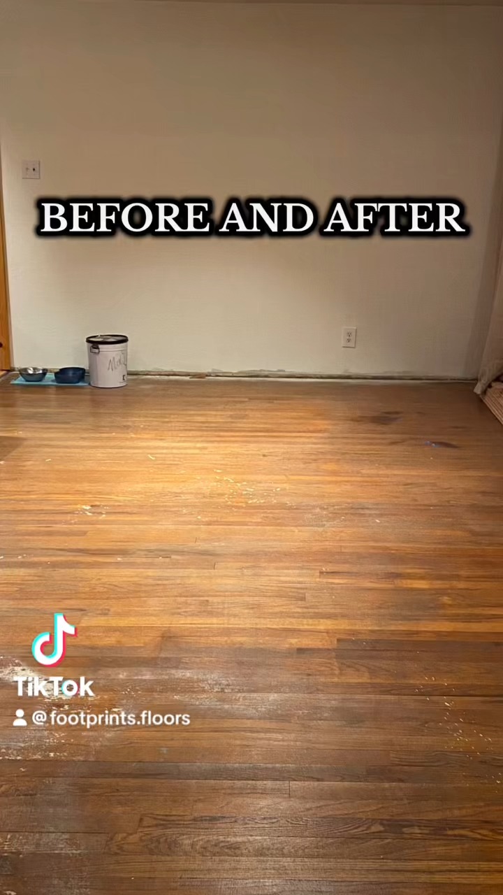 Insane transformation in these red oak original floors! Customer had been waiting 10+ years for this project and WHAT A PAYOFF!!

