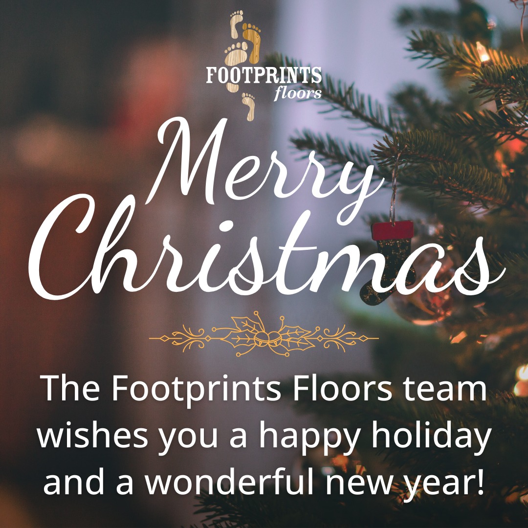 Merry Christmas and Happy Holidays from Footprints Floors of Southwest Florida! 🎄✨ 
Best wishes from all of us for celebrations that are full of joy, surrounded by those you love.
