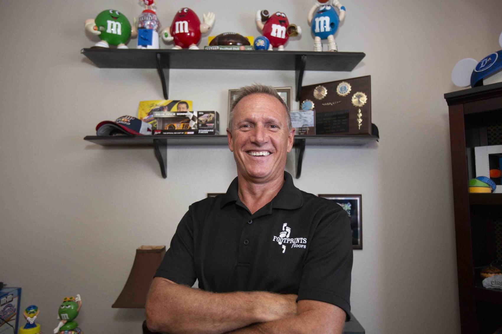 Steve Smith standing in his office.
