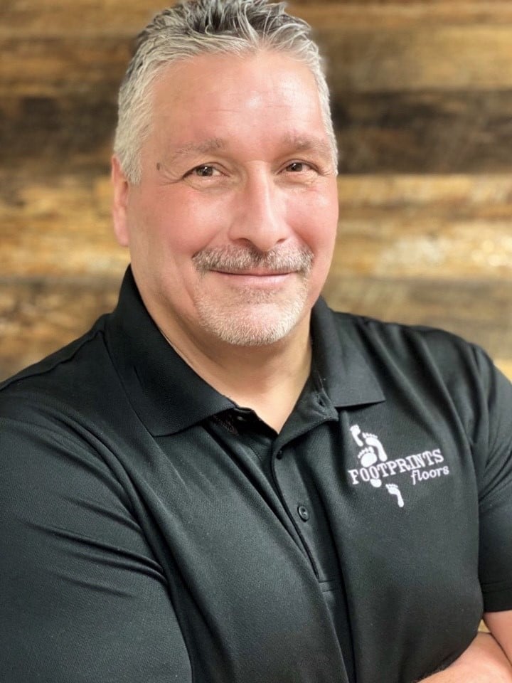 Steve Namio's headshot - the first Wisconsin Footprints Floors Franchise Owner.
