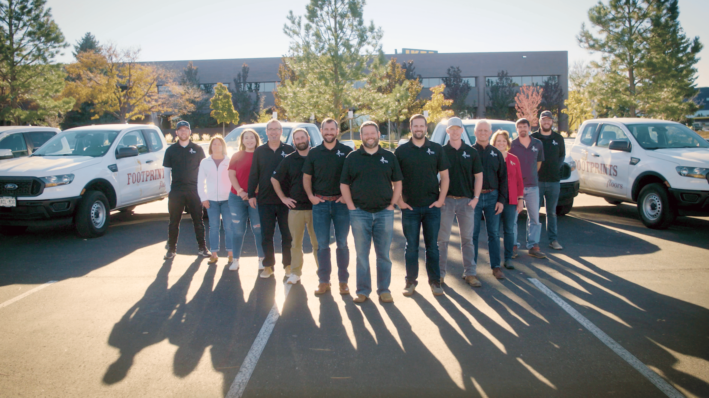 The Footprints Floors corporate service team.