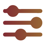 Footprints Floors options icon.