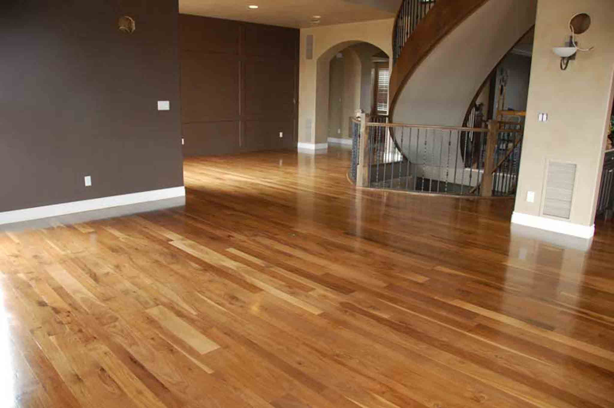 Recently installed wood floor by Footprints Floors of the MidSouth.