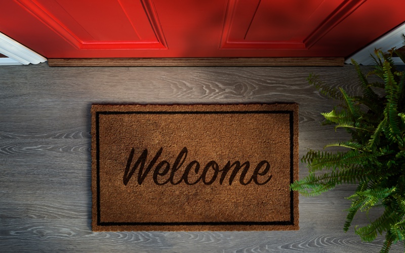 Footprints Floors in Kansas City recommends using doormats to keep your flooring looking its best this summer!
