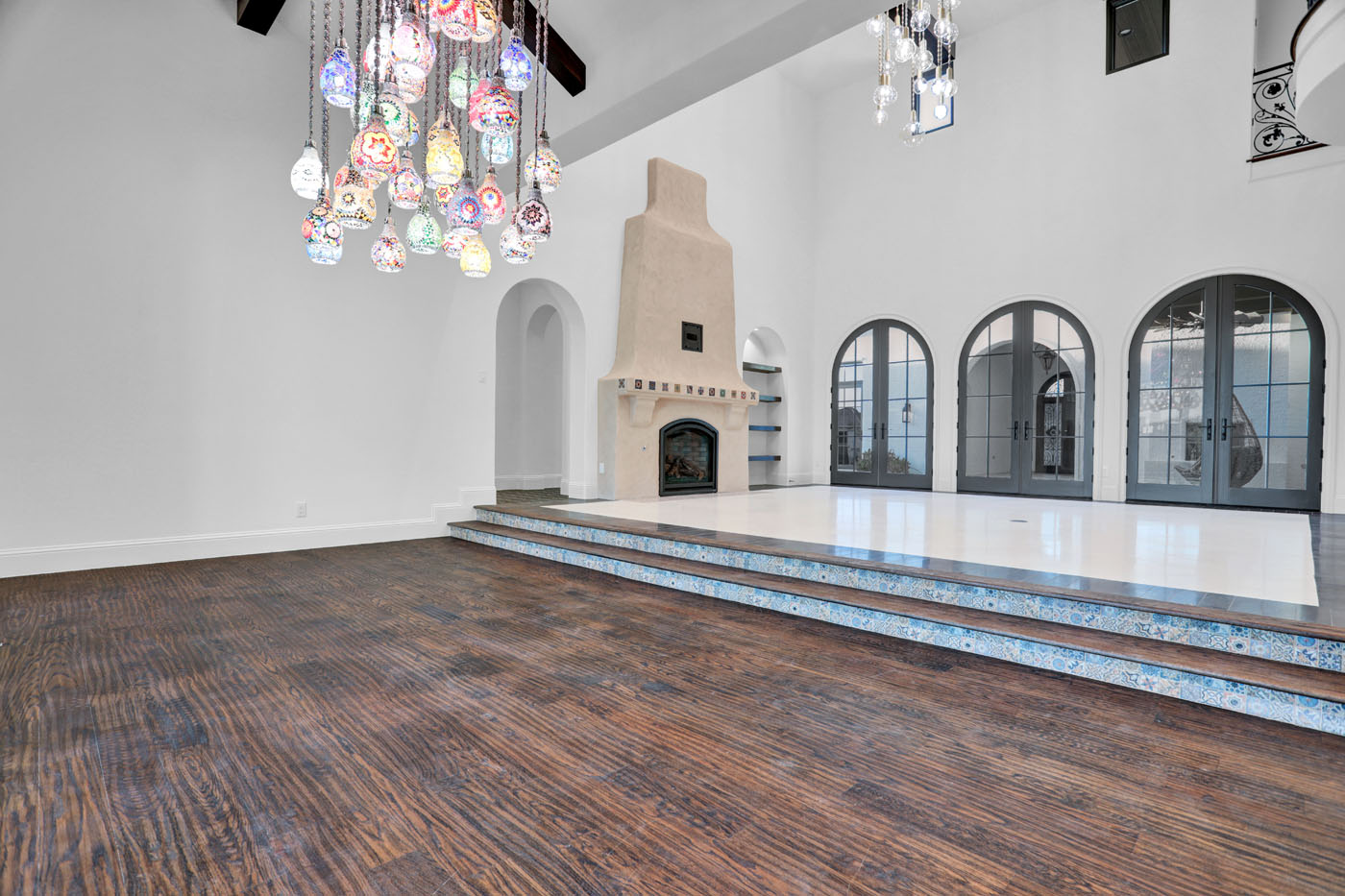 An image of a floor refinishing project completed by the Footprints Floors team in Arlington / Collierville, TN.